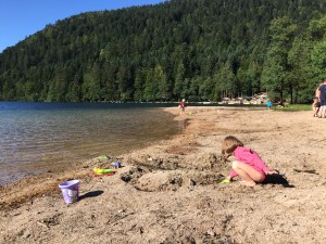 Lac de Longemer dans les Vosges.